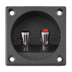 Planet Gates Speakers Terminal Box Push Spring Type 2 Binding Post Cable Connector Acousti