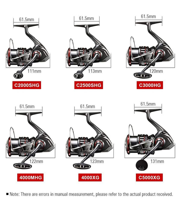 Planet Gates Spinnig  C2000SHG/C2500SHG/C3000HG/4000MHG/4000XG/C5000XG 7+1BB CI4+ Body Reel Fishing Saltwater