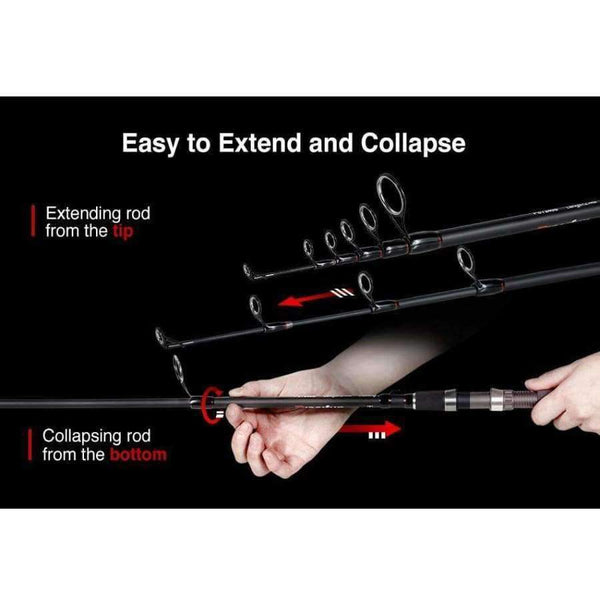 Planet Gates Spinning 1.8 mm uhlíkový rybářský prut teleskopický casting spinningový prut přenosný prut 1.8 m 2.1 m 2.4 m 2.7 m 3 m 3.6 m rybářské náčiní
