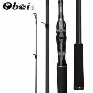 Planet Gates spinning 1.98m Obei Spurs 1.98m 2.28m 2.58 3 section bait casting fishing rod travel ultra light casting spinning boat lure 7g-55g M/ML/MH Rod