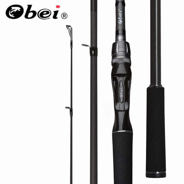 Planet Gates spinning 1.98m Obei Spurs 1.98m 2.28m 2.58 3 section bait casting fishing rod travel ultra light casting spinning boat lure 7g-55g M/ML/MH Rod
