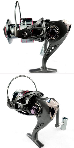 Planet Gates Spinning Fishing Reel 12BB + 1 Bearing Balls 1000-7000 Series Metal Coil Spinning Reel Boat Rock Fishing Wheel