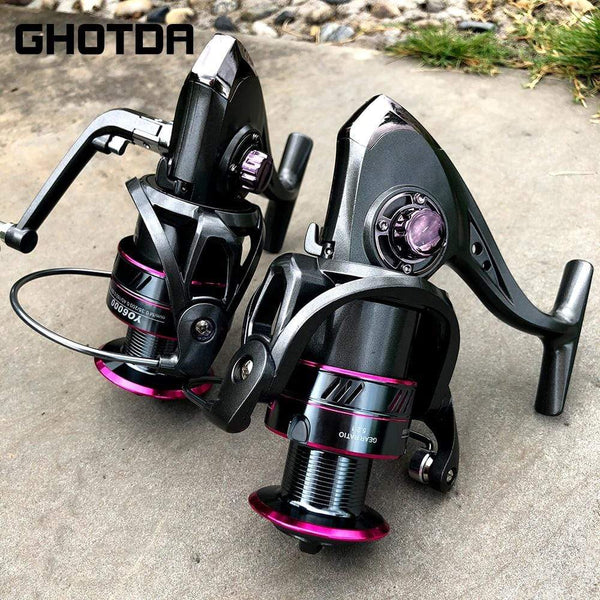 Planet Gates Spinning Fishing Reel 12BB + 1 Bearing Balls 1000-7000 Series Metal Coil Spinning Reel Boat Rock Fishing Wheel