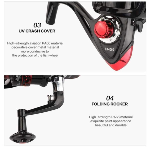 Planet Gates Spinning Fishing Reel 13 Ball Bearing 2000-7000 Series Spinning Reel 5.2:1 Boat Rock Fishing Reels fishing tackle