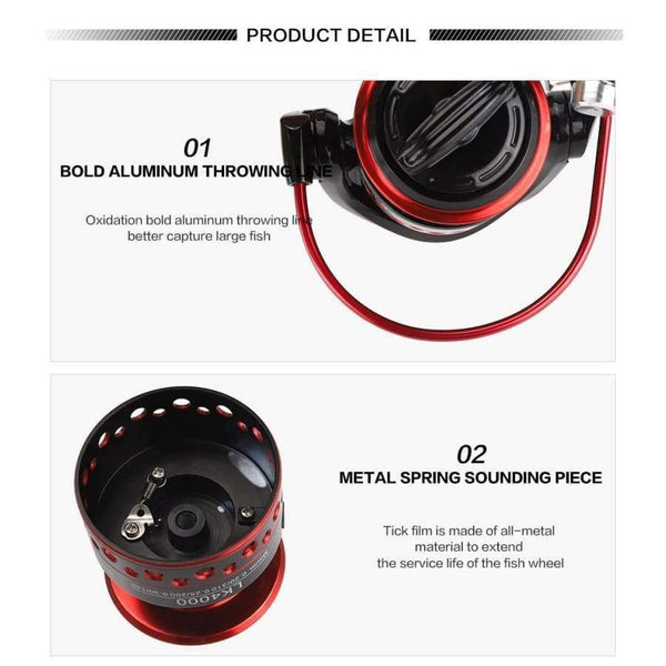 Planet Gates Spinning Fishing Reel 13 Ball Bearing 2000-7000 Series Spinning Reel 5.2:1 Boat Rock Fishing Reels fishing tackle