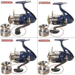 Planet Gates Spinning Fishing Reel 2000XIA 2500XIA 3000XIA 4000XIA Size With Double Spool 10BB 5.3:1 Pesca Moulinet