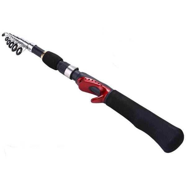 Planet Gates Spinning Fishing Rod with BD2000 Reel Set Olta 1.65m Red Portable Travel Carbon Fishing Rod Combo Fishing Pole