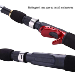 Planet Gates Spinning Fishing Rod with BD2000 Reel Set Olta 1.65m Red Portable Travel Carbon Fishing Rod Combo Fishing Pole