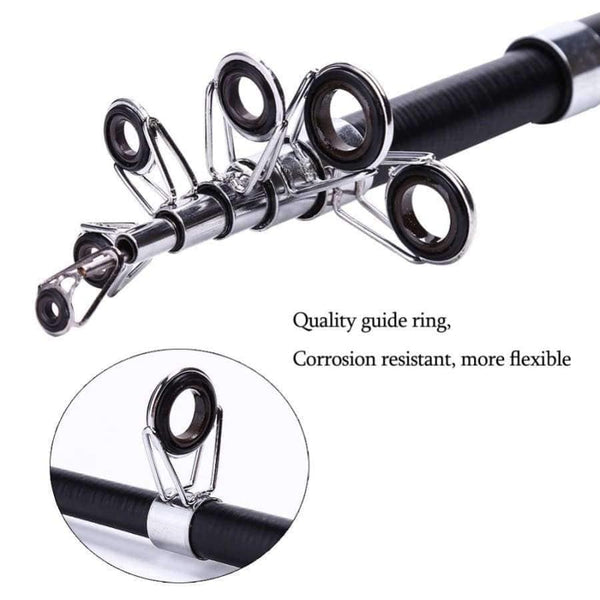 Planet Gates Spinning Fishing Rod with BD2000 Reel Set Olta 1.65m Red Portable Travel Carbon Fishing Rod Combo Fishing Pole