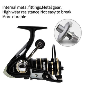 Planet Gates Spinning reels 12KG Max Drag Carrete de pesca 5.2:1 Metal Stainless Steel Fishing Reel Saltwater Reel for Fishing