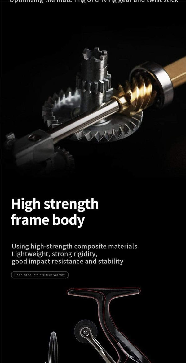 Planet Gates Spinning reels 12KG Max Drag Carrete de pesca 5.2:1 Metal Stainless Steel Fishing Reel Saltwater Reel for Fishing