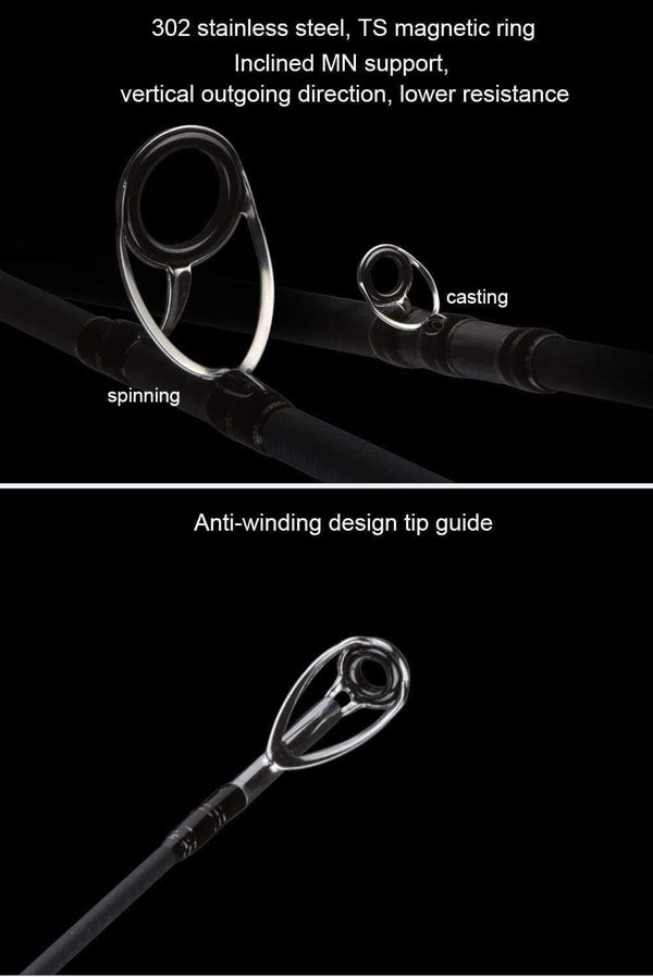 Planet Gates Spinning rod casting rod artificial lure fishing rod boat 1.98m 2.28m 2.58m lure weight 7g-55g canne a peche