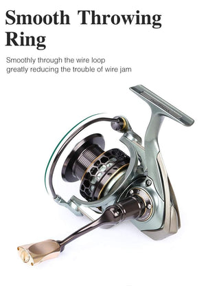 Planet Gates Spool Spinning Fishing Reel JAGUAR 1000 2000 3000 185G 6KG Max Carbon Drag Carp Saltwater Reel Bass Pike Wheel