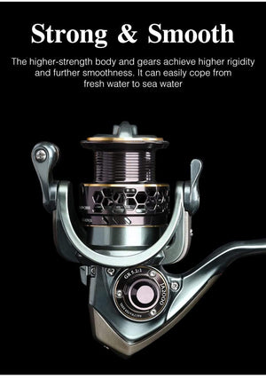 Planet Gates Spool Spinning Fishing Reel JAGUAR 1000 2000 3000 185G 6KG Max Carbon Drag Carp Saltwater Reel Bass Pike Wheel