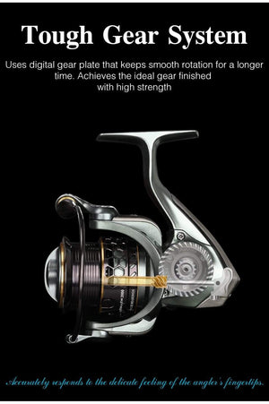 Planet Gates Spool Spinning Fishing Reel JAGUAR 1000 2000 3000 185G 6KG Max Carbon Drag Carp Saltwater Reel Bass Pike Wheel