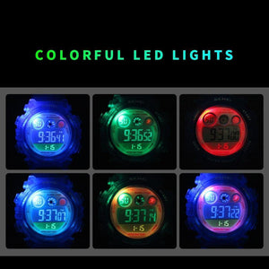 Planet Gates Sport Children Watch Waterproof LED Digital Kids Watches Luxury Electronic Watch for Kids Children Boys Girls Gifts