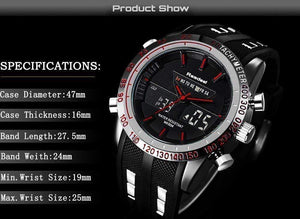 Planet Gates Sport Watch Mens Watches Top Brand Luxury Men Wrist Watch Waterproof LED Electronic Digital Male relogio masculino