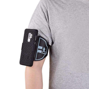 Planet Gates Sports phone case cover armband For Sumsung galaxy S9 PLUS Gym Running Exercise Phone Holder arm band kickstand strong