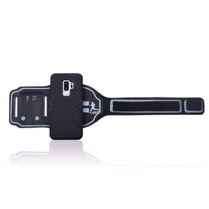 Planet Gates Sports phone case cover armband For Sumsung galaxy S9 PLUS Gym Running Exercise Phone Holder arm band kickstand strong