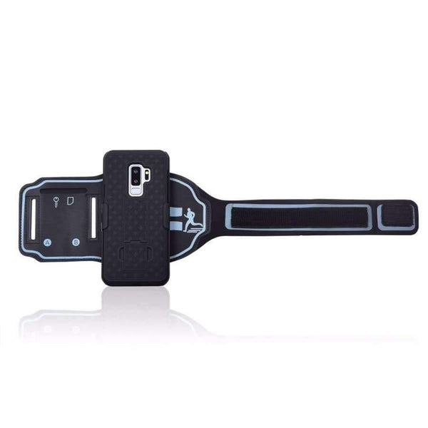 Planet Gates Sports phone case cover armband For Sumsung galaxy S9 PLUS Gym Running Exercise Phone Holder arm band kickstand strong