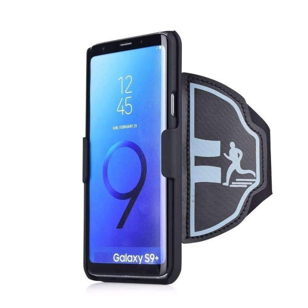 Planet Gates Sports phone case cover armband For Sumsung galaxy S9 PLUS Gym Running Exercise Phone Holder arm band kickstand strong