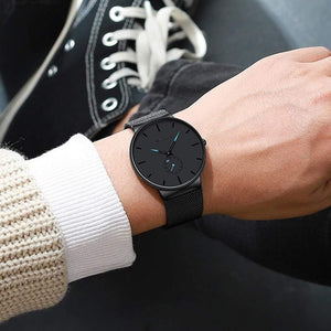 Planet Gates Sports Watches Top Brand Luxury Ultra Thin Casual Waterproof Sport Watch Quartz Full Steel Men Watch Relogio Masculino