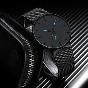 Planet Gates Sports Watches Top Brand Luxury Ultra Thin Casual Waterproof Sport Watch Quartz Full Steel Men Watch Relogio Masculino