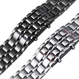 Planet Gates Sports watches waterproof electronic second generation binary LED digital men's watch alloy wrist strap watch