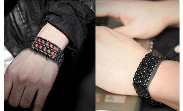 Planet Gates Sports watches waterproof electronic second generation binary LED digital men's watch alloy wrist strap watch