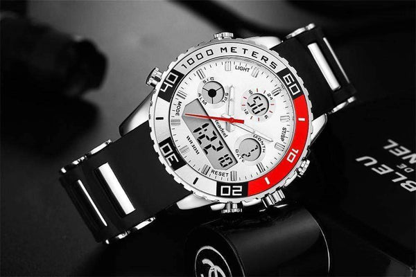 Planet Gates Sports Watches Waterproof Mens Military Digital Quartz Watch Alarm Stopwatch Dual Time Zones Brand New relogios masculinos