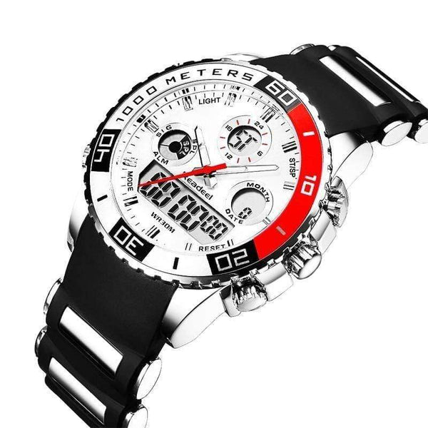 Planet Gates Sports Watches Waterproof Mens Military Digital Quartz Watch Alarm Stopwatch Dual Time Zones Brand New relogios masculinos