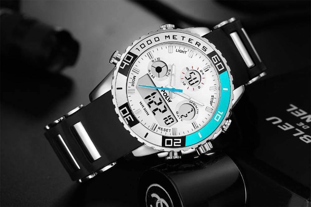 Planet Gates Sports Watches Waterproof Mens Military Digital Quartz Watch Alarm Stopwatch Dual Time Zones Brand New relogios masculinos