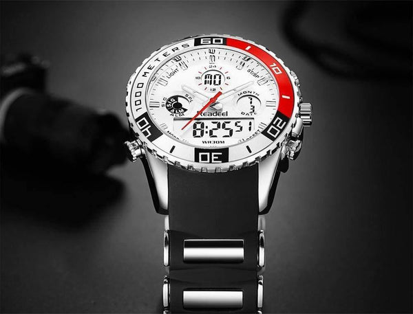 Planet Gates Sports Watches Waterproof Mens Military Digital Quartz Watch Alarm Stopwatch Dual Time Zones Brand New relogios masculinos