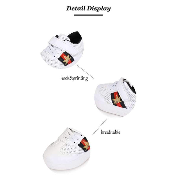Planet Gates spring black / 11 Shoes Baby Shoes Black Red Green Leaves Hollow Ventilation Childrens Casual Shoes Canvas Girls Shoes B1939