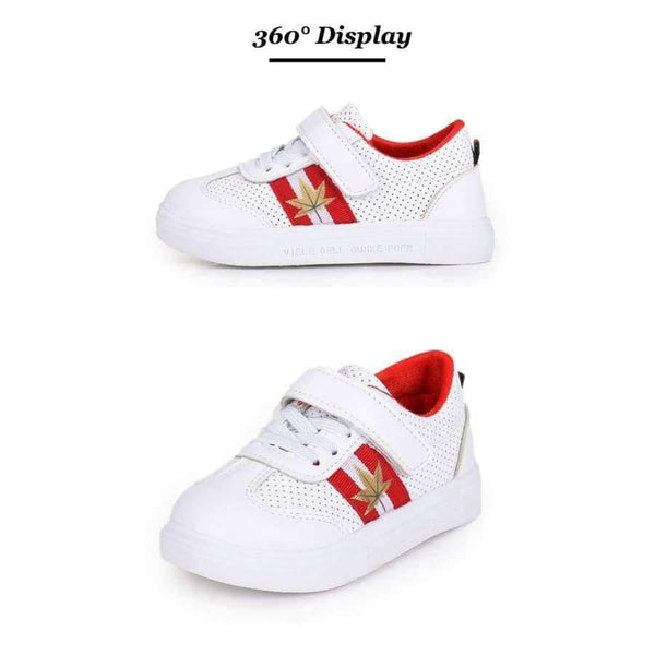 Planet Gates spring black / 11 Shoes Baby Shoes Black Red Green Leaves Hollow Ventilation Childrens Casual Shoes Canvas Girls Shoes B1939