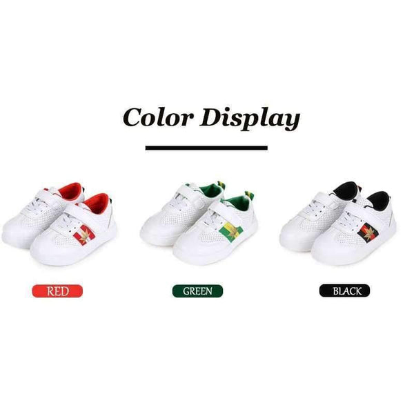 Planet Gates spring black / 11 Shoes Baby Shoes Black Red Green Leaves Hollow Ventilation Childrens Casual Shoes Canvas Girls Shoes B1939