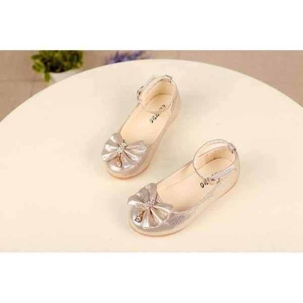 Planet Gates Spring Kids princes Shoes For Girls Children Girl Wedding Shoe Gold Black Crown Sequins Baby Waterproof Footwear