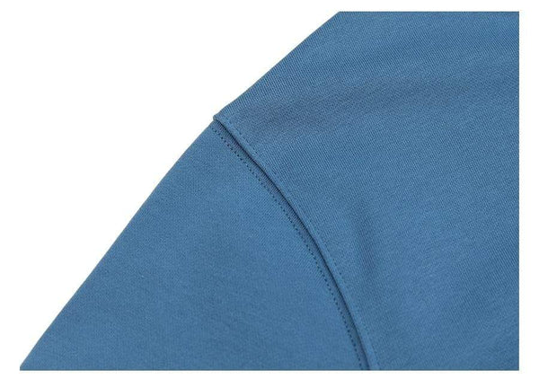 Planet Gates Spring New Hoodies Men Casual Minimalist Sweatshirt O-Neck Embroidery Logo Plus Size Basic Pullover  SI980547