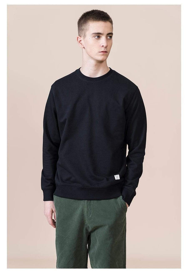 Planet Gates Spring New Hoodies Men Casual Minimalist Sweatshirt O-Neck Embroidery Logo Plus Size Basic Pullover  SI980547