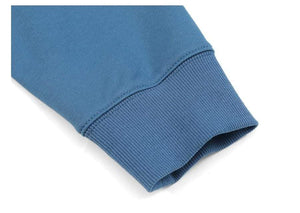 Planet Gates Spring New Hoodies Men Casual Minimalist Sweatshirt O-Neck Embroidery Logo Plus Size Basic Pullover  SI980547