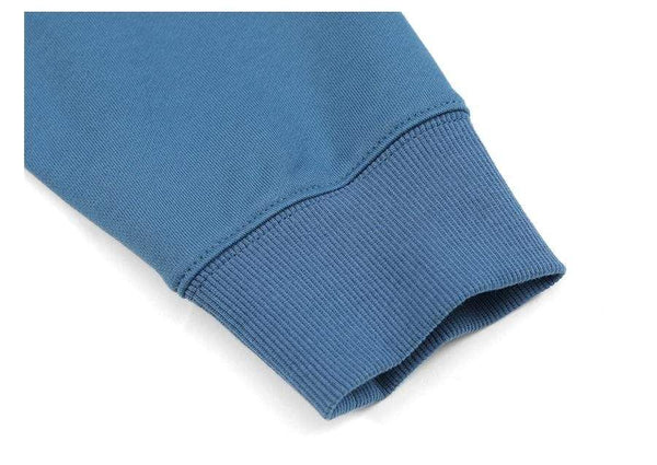 Planet Gates Spring New Hoodies Men Casual Minimalist Sweatshirt O-Neck Embroidery Logo Plus Size Basic Pullover  SI980547