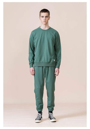 Planet Gates Spring New Hoodies Men Casual Minimalist Sweatshirt O-Neck Embroidery Logo Plus Size Basic Pullover  SI980547