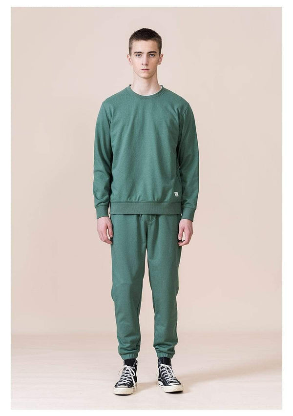 Planet Gates Spring New Hoodies Men Casual Minimalist Sweatshirt O-Neck Embroidery Logo Plus Size Basic Pullover  SI980547