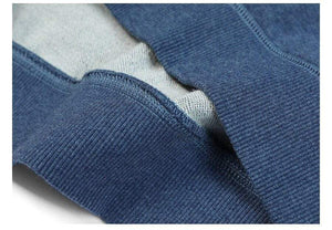 Planet Gates Spring New Special Denim Blue Color Sweatshirts  Men Plus Size Raglan Sleeve Hoodies High Quality Pullovers