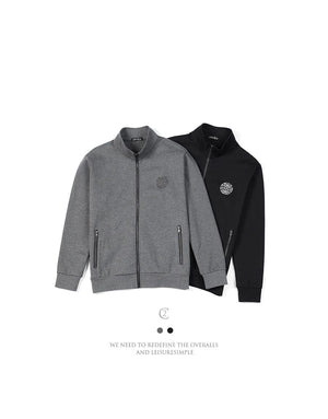 Planet Gates Spring New Zip-up Hoodies Men Casual Logo Print Jogger Sweatshirts  Plus Size High Quality Brand Clothing SJ131208