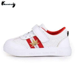 Planet Gates spring red / 11 Shoes Baby Shoes Black Red Green Leaves Hollow Ventilation Childrens Casual Shoes Canvas Girls Shoes B1939