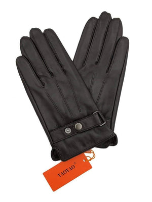 Planet Gates Spring/Winter Real Leather Short Thin/Thick Black/Brown Touched Screen Glove Man Gym Luvas Car Driving Mittens