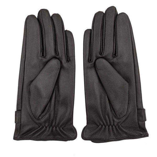 Planet Gates Spring/Winter Real Leather Short Thin/Thick Black/Brown Touched Screen Glove Man Gym Luvas Car Driving Mittens