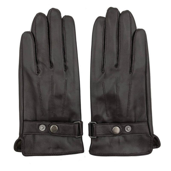 Planet Gates Spring/Winter Real Leather Short Thin/Thick Black/Brown Touched Screen Glove Man Gym Luvas Car Driving Mittens