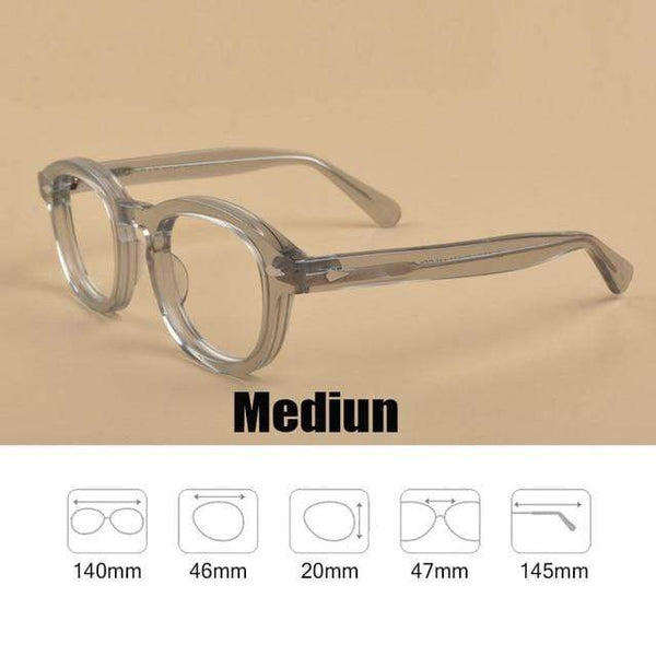 Planet Gates sq004 c29 Men Women Computer Goggles Round Transparent Eyeglass Brand Design Acetate Style Vintage Frame sq004
